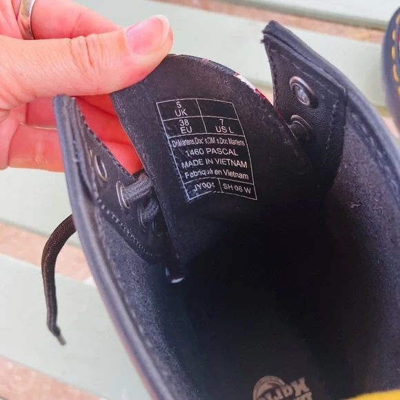 MOVING SALE Floral Dr. Martens Boots - Picture 5 of 7